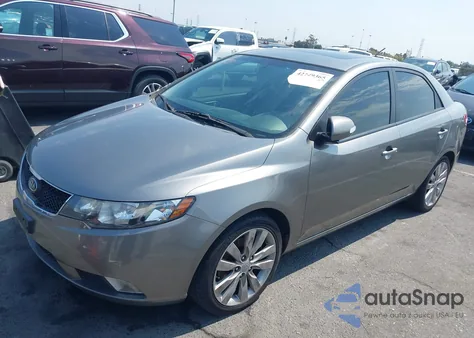2010 Kia Forte Sx from USA, damaged, VIN KNAFW4A36A5296748